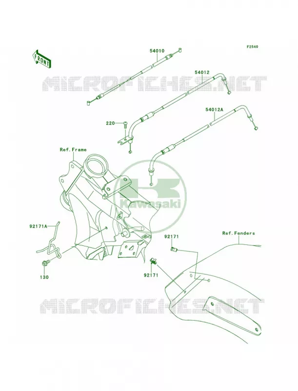 Cables Kawasaki MOTOS 1700 2013 Vulcan 1700 Voyager  VN1700ADF