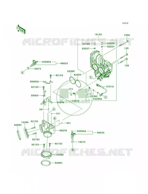 Throttle Kawasaki MOTOS 1700 2013 Vulcan 1700 Voyager ABS  VN1700BDF