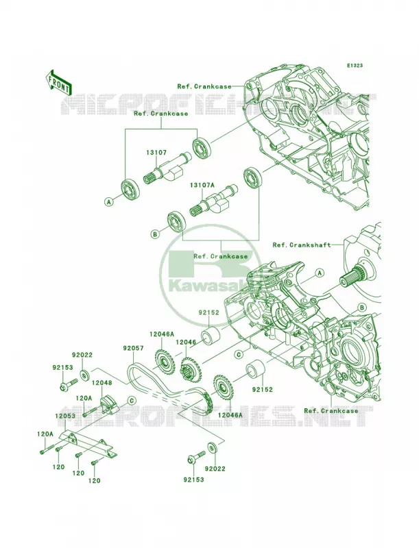 Balancer Kawasaki MOTOS 1700 2013 Vulcan 1700 Nomad  VN1700CDF