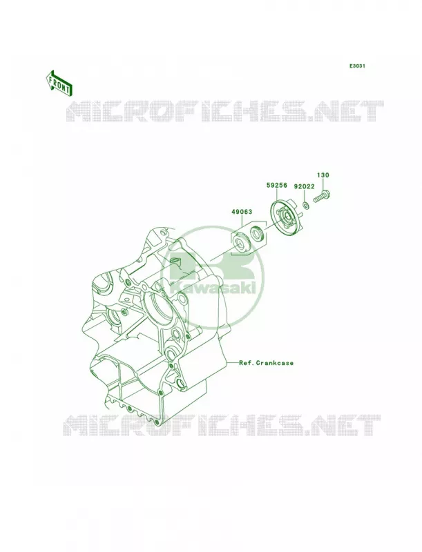 Water Pump Kawasaki MOTOS 900 2013 Vulcan 900 Classic  VN900BDF
