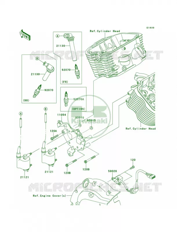 Ignition System Kawasaki MOTOS 900 2013 Vulcan 900 Classic  VN900BDFA