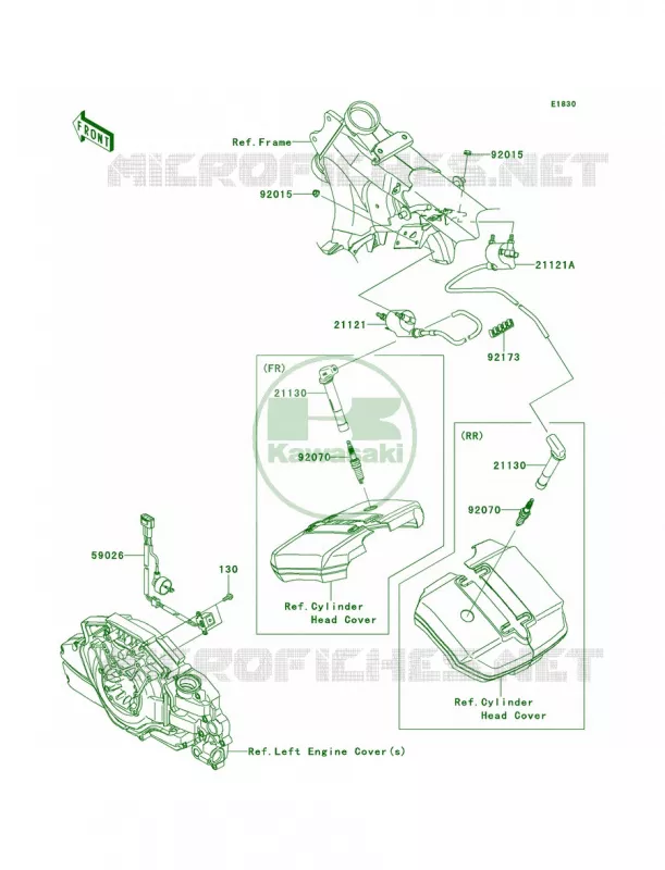 Ignition System Kawasaki MOTOS 1700 2012 Vulcan 1700 Voyager  VN1700ACF