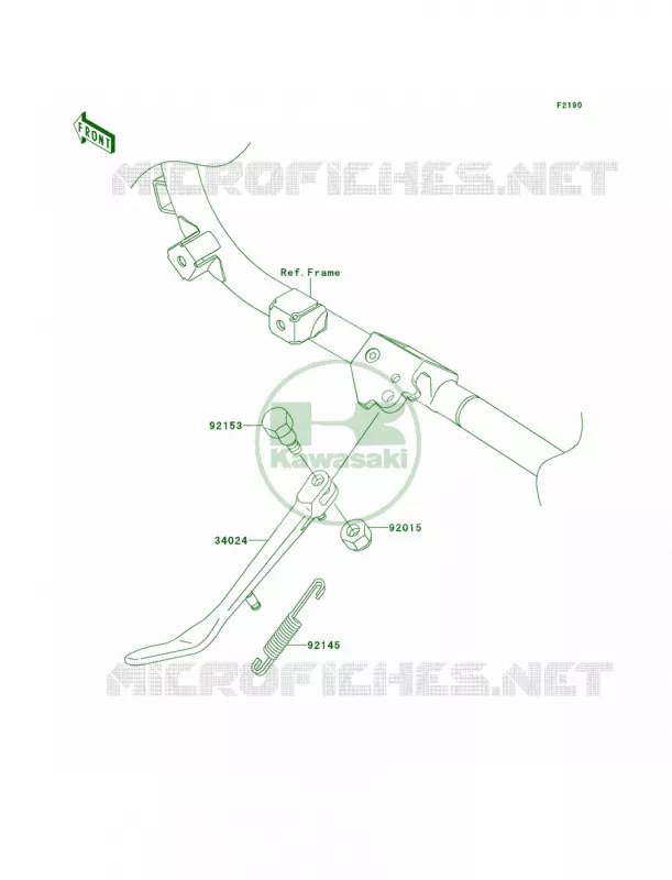 Stands Kawasaki MOTOS 1700 2012 Vulcan 1700 Voyager  VN1700ACF