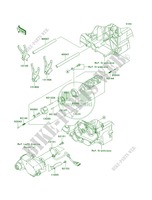 Gear Change DrumShift Forks pour Kawasaki Vulcan 1700 Vaquero 2012