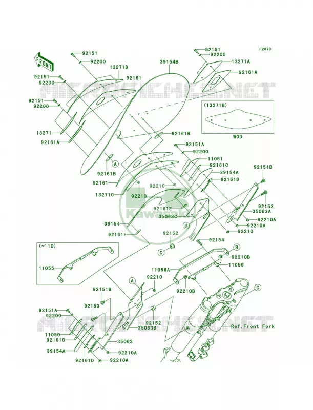Cowling Kawasaki MOTOS 1700 2012 Vulcan 1700 Nomad  VN1700CCF