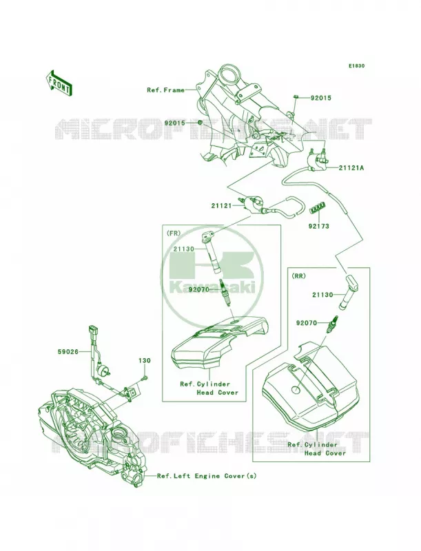 Ignition System Kawasaki MOTOS 1700 2011 Vulcan 1700 Voyager  VN1700ABF