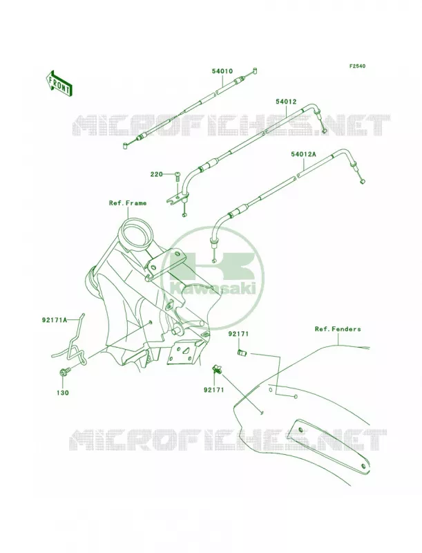 Cables Kawasaki MOTOS 1700 2011 Vulcan 1700 Nomad  VN1700CBF