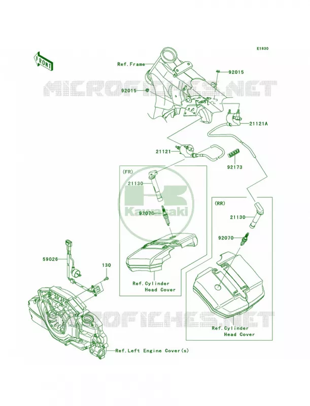 Ignition System Kawasaki MOTOS 1700 2011 Vulcan 1700 Nomad  VN1700CBF