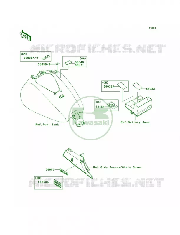 Labels Kawasaki MOTOS 1700 2011 Vulcan 1700 Classic  VN1700EBF
