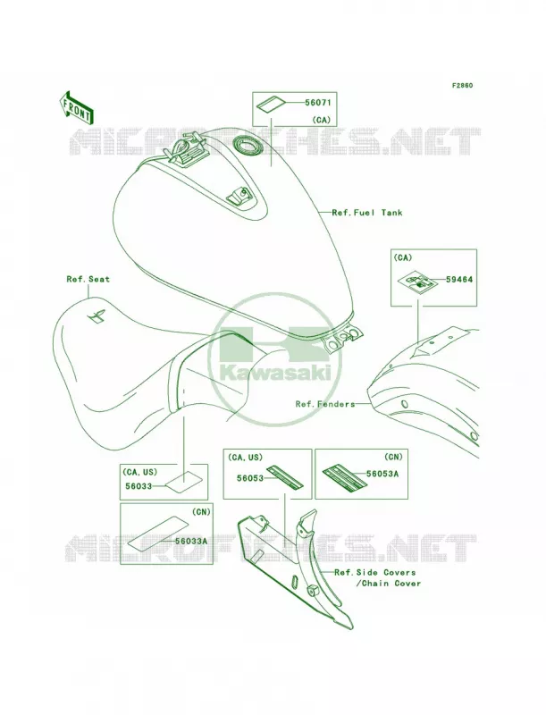 Labels Kawasaki MOTOS 900 2011 Vulcan 900 Custom  VN900CBF
