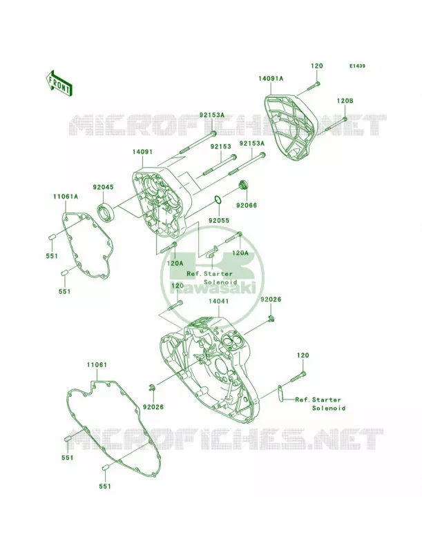 Cam Covers Kawasaki MOTOS 2000 2010 Vulcan 2000 Classic LT  VN2000JAF
