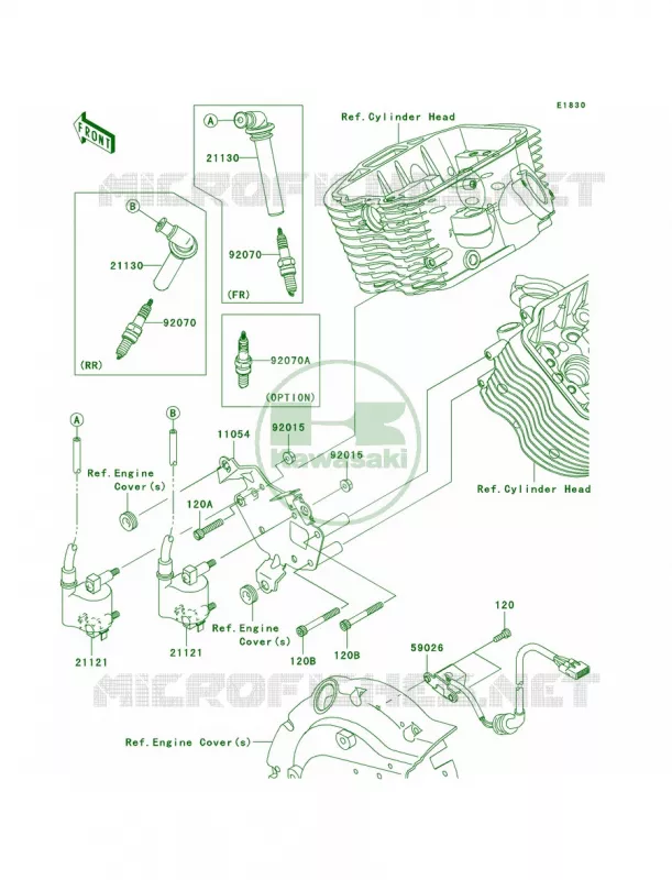 Ignition System Kawasaki MOTOS 900 2010 Vulcan 900 Custom  VN900CAF