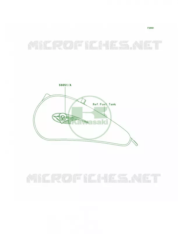 Decals Kawasaki MOTOS 500 2009 Vulcan 500 LTD  EN500C9F