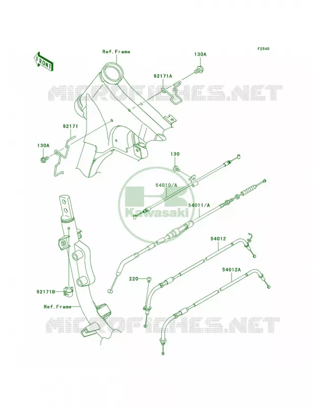 Cables Kawasaki MOTOS 900 2009 Vulcan 900 Classic  VN900B9F