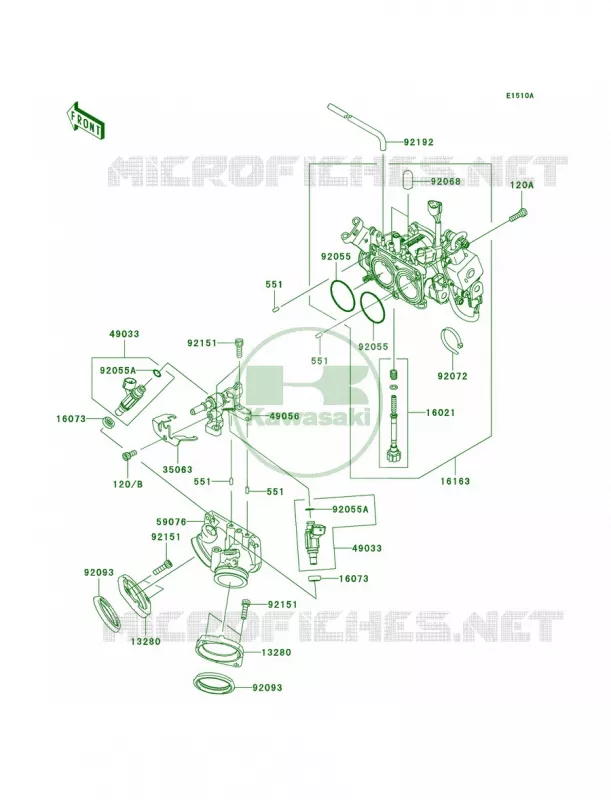 ThrottleB8F-BAF Kawasaki MOTOS 900 2009 Vulcan 900 Classic  VN900B9F