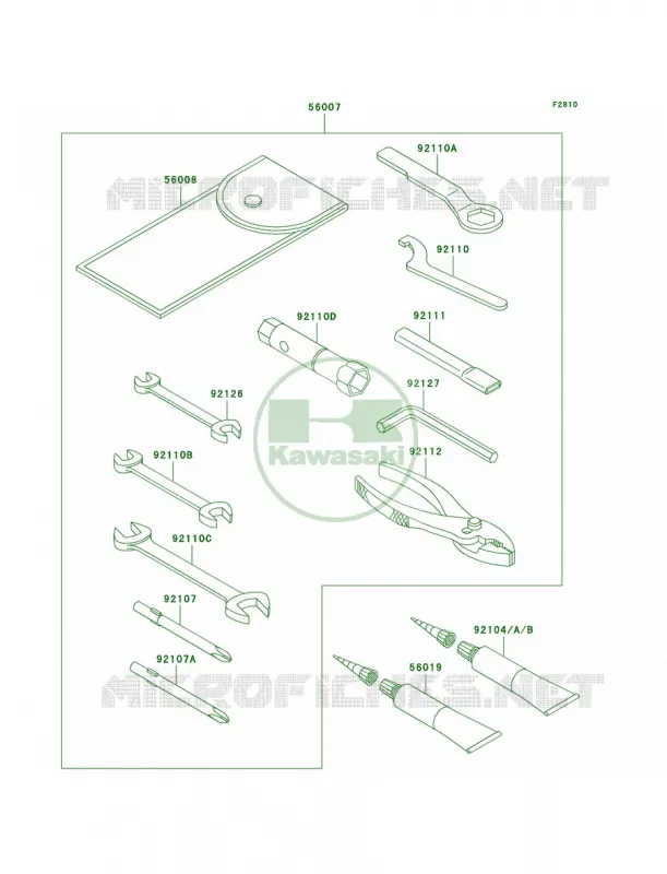 Owner's Tools Kawasaki MOTOS 125 2009 ELIMINATOR 125  BN125A9F