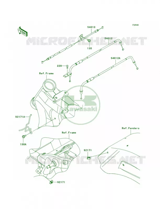 Cables Kawasaki MOTOS 1700 2009 Vulcan 1700 Classic  VN1700E9F