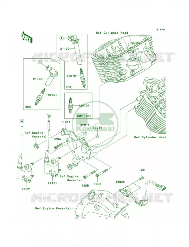 Ignition System Kawasaki MOTOS 900 2009 Vulcan 900 Custom   VN900C9FA