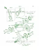 Crankshaft pour Kawasaki Vulcan 1600 Mean Streak 2008