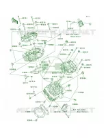 Cylinder Head pour Kawasaki Vulcan 1600 Mean Streak 2008