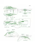 DecalsBlackB7FA pour Kawasaki Vulcan 1600 Mean Streak 2008