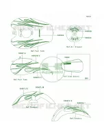 DecalsBlackB7FCN pour Kawasaki Vulcan 1600 Mean Streak 2008