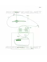 DecalsEbonyB7FCAUS pour Kawasaki Vulcan 1600 Mean Streak 2008