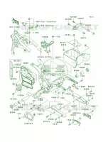 Frame Fittings pour Kawasaki Vulcan 1600 Mean Streak 2008