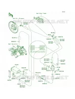 Fuel Evaporative SystemCA pour Kawasaki Vulcan 1600 Mean Streak 2008