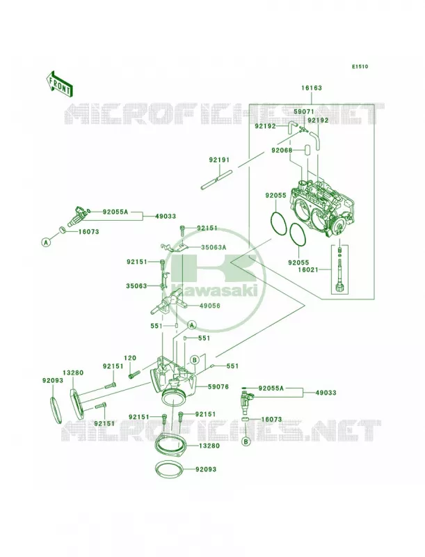 Throttle Kawasaki MOTOS 2000 2008 Vulcan 2000 Classic LT  VN2000J8F
