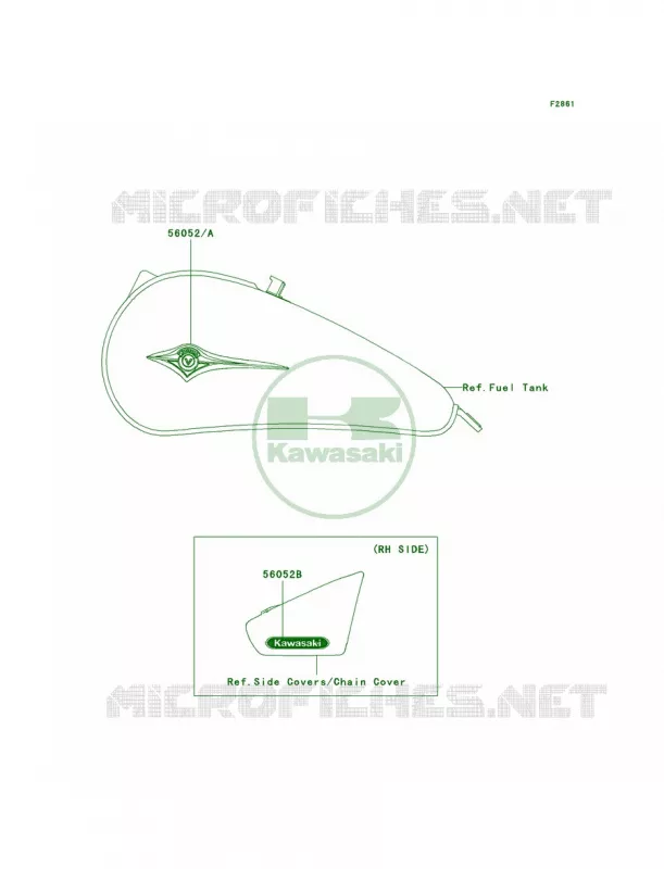 DecalsC7F-C9F Kawasaki MOTOS 900 2008 Vulcan 900 Custom  VN900C8F