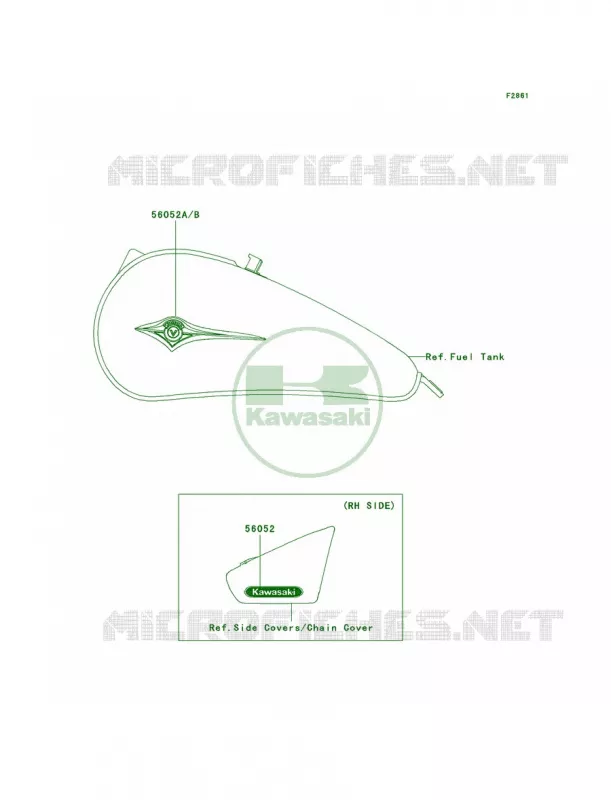 DecalsC7FC8F Kawasaki MOTOS 900 2008 Vulcan 900 Custom  VN900C8F
