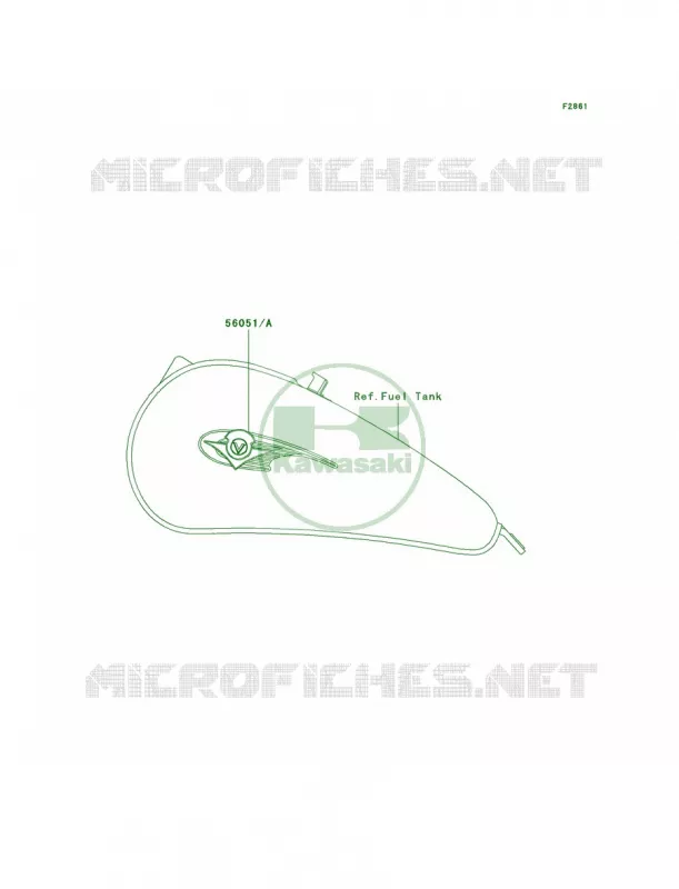 Decals Kawasaki MOTOS 500 2007 Vulcan 500 LTD  EN500C7F
