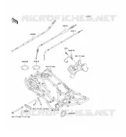 CABLES pour Kawasaki KEF300 1996