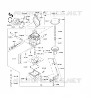 CARBURATEUR pour Kawasaki KEF300 1996
