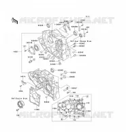 CARTER MOTEUR(S) pour Kawasaki KEF300 1996
