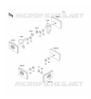 CATADIOPTRES pour Kawasaki KEF300 1996