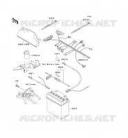 CHASSIS EQUIPMENT ELECTRIQUE pour Kawasaki KEF300 1996