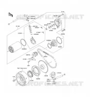 D&Eacute;MARREUR pour Kawasaki KEF300 1996