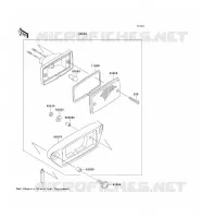 FEUX ARRI&Egrave;RE(S) pour Kawasaki KEF300 1996