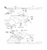 LABEL pour Kawasaki KEF300 1996