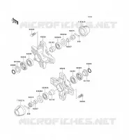 MOYEU AVANT pour Kawasaki KEF300 1996