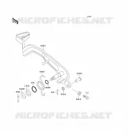 PEDALE DE FREIN pour Kawasaki KEF300 1996