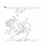 PIECE DE CADRE (COUVERTURE) pour Kawasaki KEF300 1996