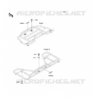 PORTE BAGAGE (S) pour Kawasaki KEF300 1996