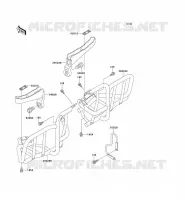 REPOSE PIED pour Kawasaki KEF300 1996