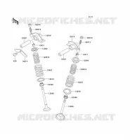 SOUPAPE pour Kawasaki KEF300 1996