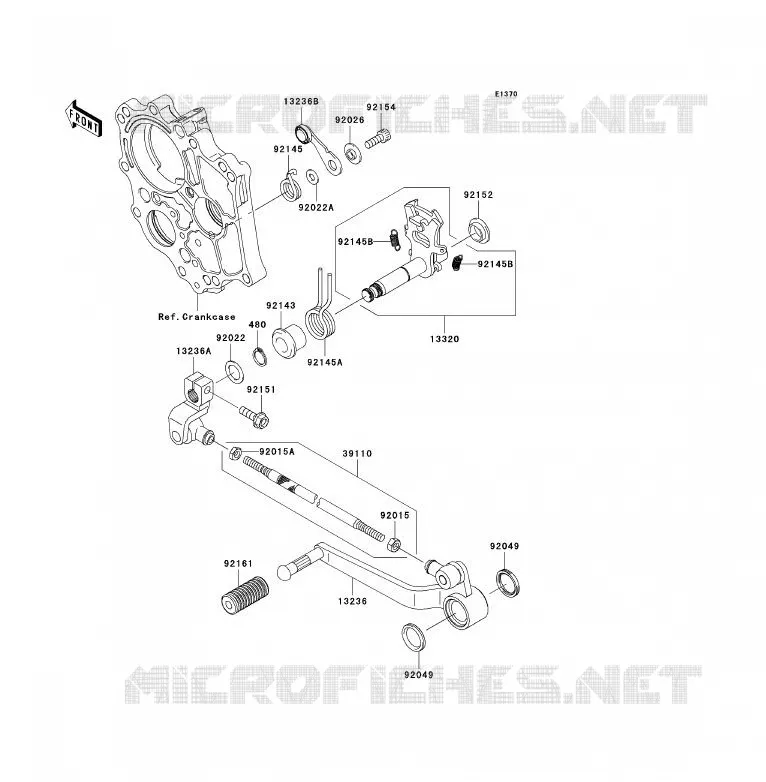 SELECTEUR Kawasaki MOTOS 650 2012 VERSYS 650 ABS  KLE650DCFW