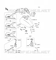 RESERVOIR CARBURANT pour Kawasaki VN1500 CLASSIC 1997
