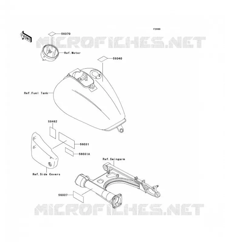 LABEL Kawasaki MOTOS 1500 1998 VN1500 CLASSIC  VN1500-E1